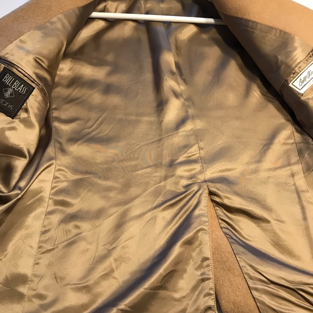 Bill Blass Mens Tan 100% Camel Hair Blazer Sz 42 R - Picture 6 of 8